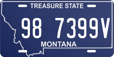 MT license plate 987399V