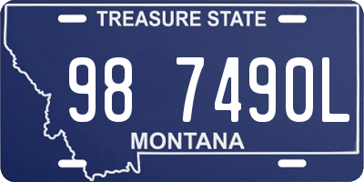 MT license plate 987490L
