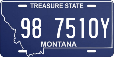 MT license plate 987510Y