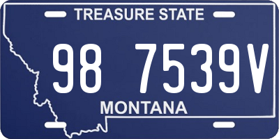 MT license plate 987539V