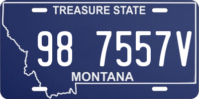 MT license plate 987557V