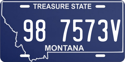 MT license plate 987573V