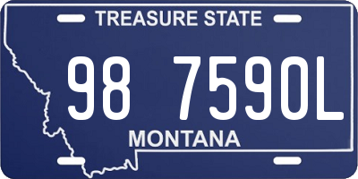 MT license plate 987590L