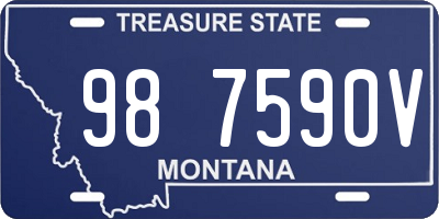 MT license plate 987590V