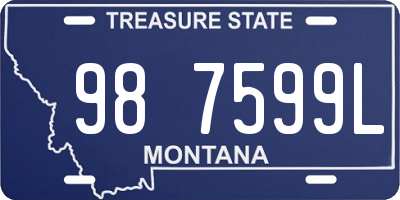 MT license plate 987599L