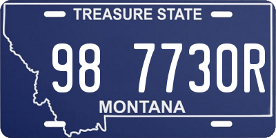 MT license plate 987730R