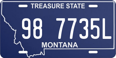 MT license plate 987735L