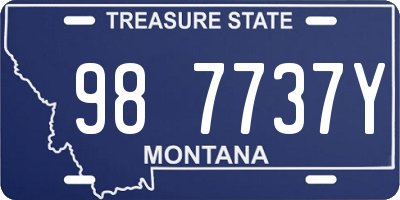 MT license plate 987737Y