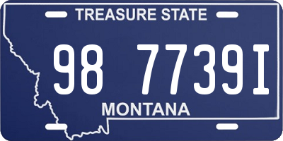 MT license plate 987739I