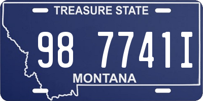 MT license plate 987741I