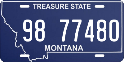 MT license plate 987748O