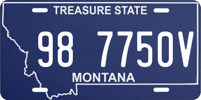 MT license plate 987750V