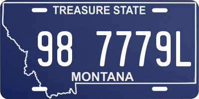 MT license plate 987779L