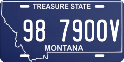 MT license plate 987900V