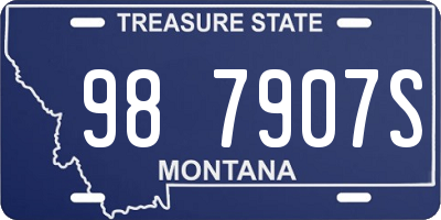 MT license plate 987907S