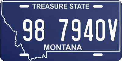 MT license plate 987940V