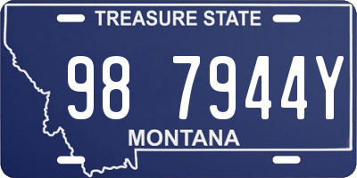 MT license plate 987944Y