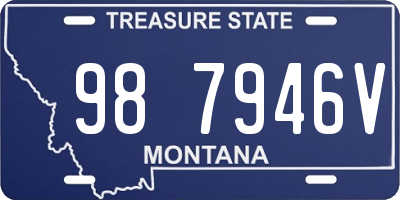 MT license plate 987946V