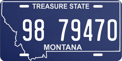 MT license plate 987947O