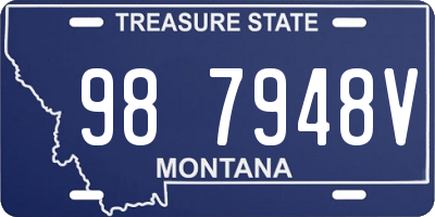 MT license plate 987948V