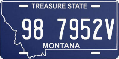 MT license plate 987952V