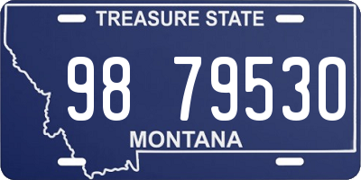 MT license plate 987953O