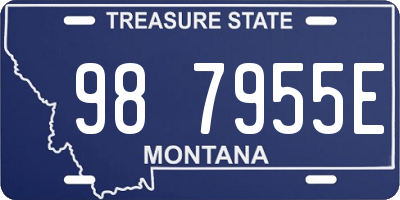 MT license plate 987955E