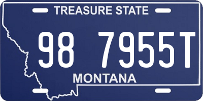 MT license plate 987955T