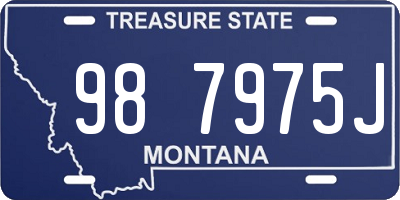 MT license plate 987975J