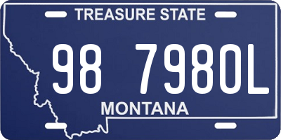 MT license plate 987980L