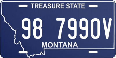 MT license plate 987990V