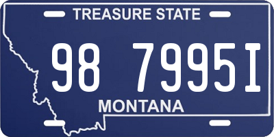 MT license plate 987995I