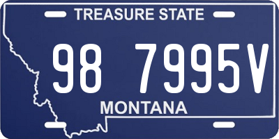 MT license plate 987995V