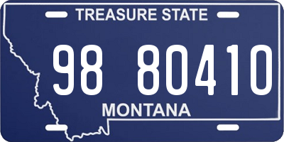 MT license plate 988041O