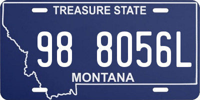 MT license plate 988056L