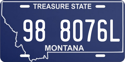 MT license plate 988076L