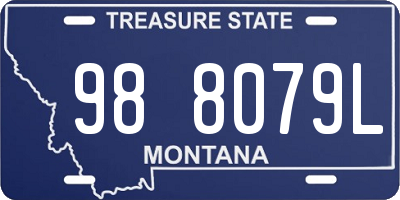 MT license plate 988079L