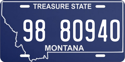 MT license plate 988094O