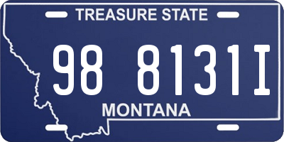 MT license plate 988131I