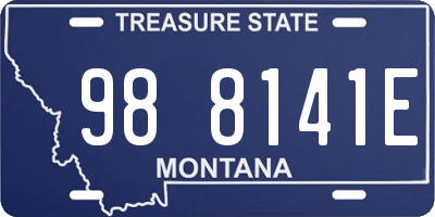 MT license plate 988141E