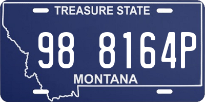 MT license plate 988164P