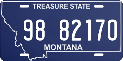 MT license plate 988217O