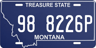 MT license plate 988226P