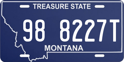 MT license plate 988227T