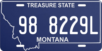 MT license plate 988229L