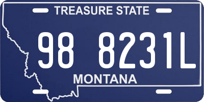 MT license plate 988231L