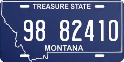 MT license plate 988241O