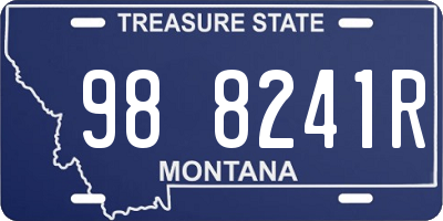 MT license plate 988241R