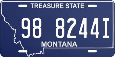 MT license plate 988244I