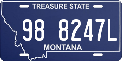 MT license plate 988247L